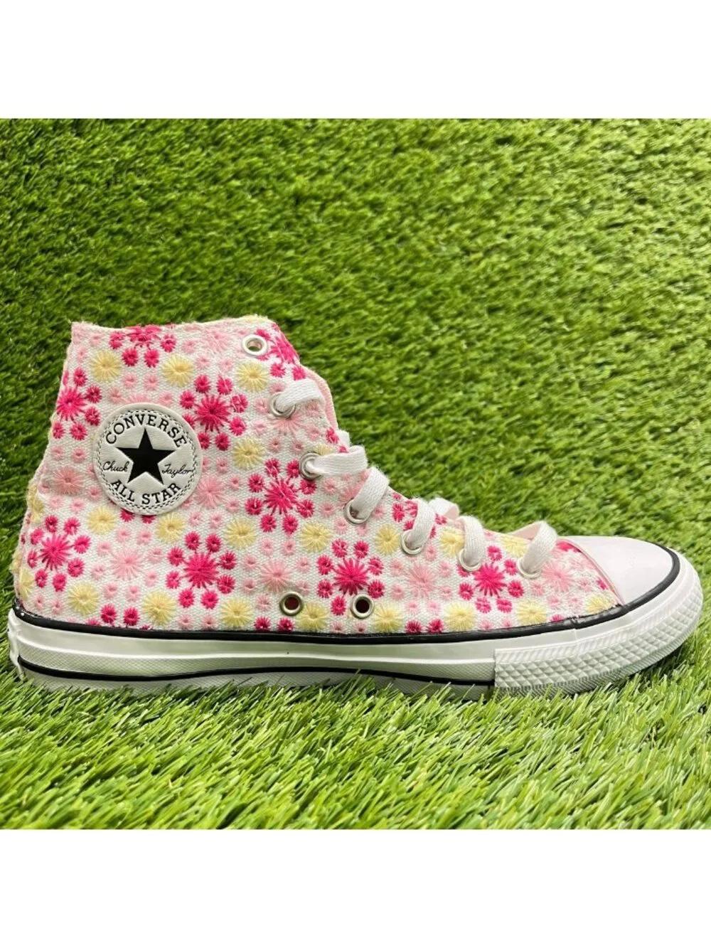 Converse Chuck Taylor All Star High Girls Size 6Y Pink Athletic Shoes Sneakers